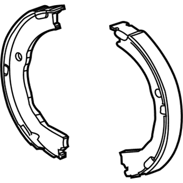 Chevy 92234842 Parking Brake Shoes