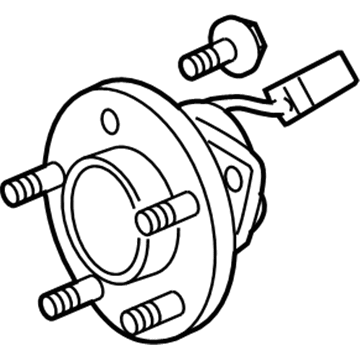 Chevy 13580684 Hub & Bearing