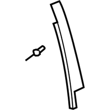 GM 22825482 Applique Assembly, Front Side Door Window Frame Rear