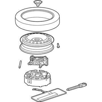 2013 Chevy Malibu Spare Wheel - 19417108