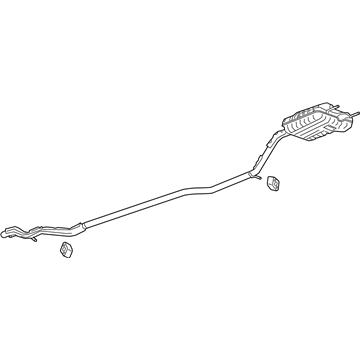 GM 84096823 Muffler Assembly, Exhaust (W/ Exhaust Pipe)