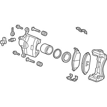 Chevy Spark Brake Calipers - 95018663