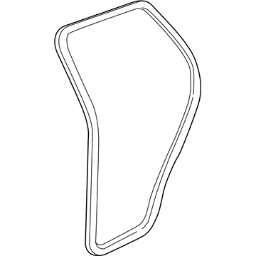 GM 15244247 Weatherstrip,Rear Side Door