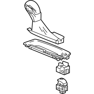 GM 60002883 Knob Assembly, A/Trns Cont Lvr *Jet Black