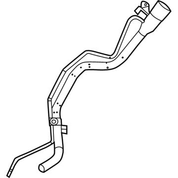 GM 84814671 Pipe Assembly, F/Tnk Fil (W/ Fil Hose)