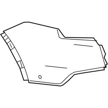 GM 84144326 Rear Bumper, Cover Upper *Paint To Mat