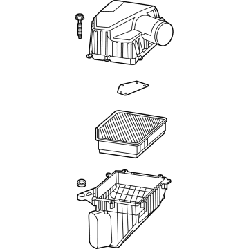 GMC 84712181 Air Cleaner Assembly