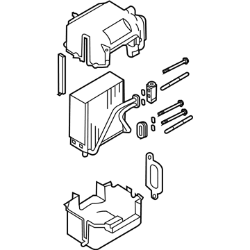 Chevy 95211119 Evaporator Assembly