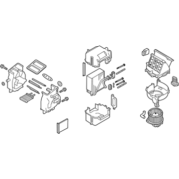 GM 95989758 Module Asm,Heater & A/C Evaporator