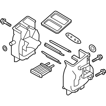 Chevy 96930889 Heater Assembly