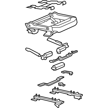 GM 20993914 Frame Assembly, Passenger Seat Cushion