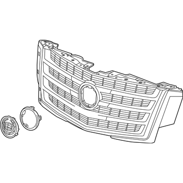 GM 22996063 Grille Assembly, Front Upper