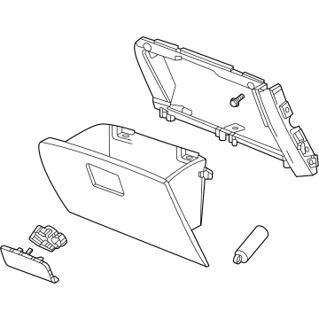 GM 42579297 Compartment Assembly, I/P *Jet Black