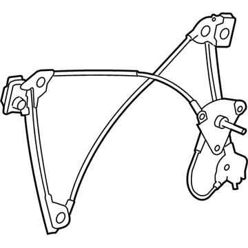 GM 20897021 Front Side Door Window Regulator Assembly