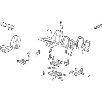 GM 25865090 Seat Assembly, Driver *Light Ttnum