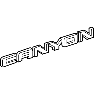 GMC Canyon Emblem - 22900425