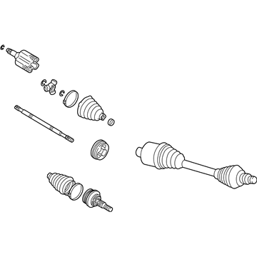 Pontiac 15850525 Axle Assembly