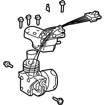 1998 Chevy Venture Air Suspension Compressor - 15147082