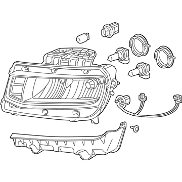 Chevy 23187850 Headlamp Assembly