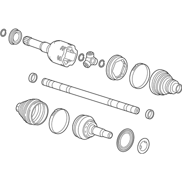 Chevy 84235808 Axle Assembly