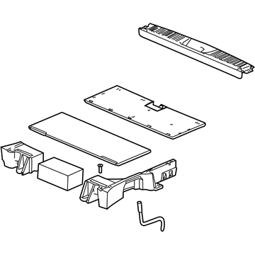 Saturn 15825469 Trim Panel Assembly