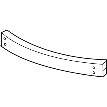 GM 92221539 Bar,Rear Bumper Imp