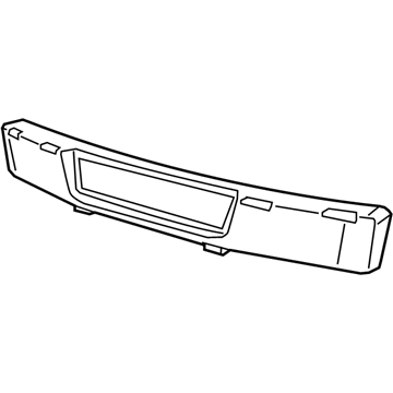 GM 92200329 Absorber,Rear Bumper Fascia Energy