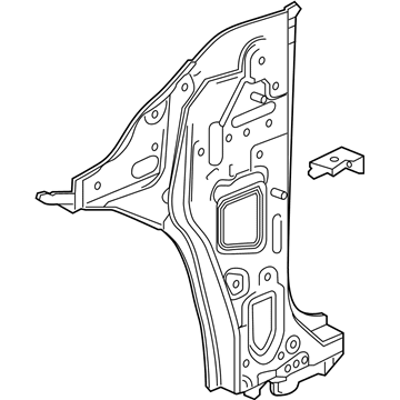 Cadillac 84499566 Inner Hinge Pillar