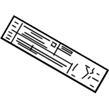 Chevy 19354745 Emission Label