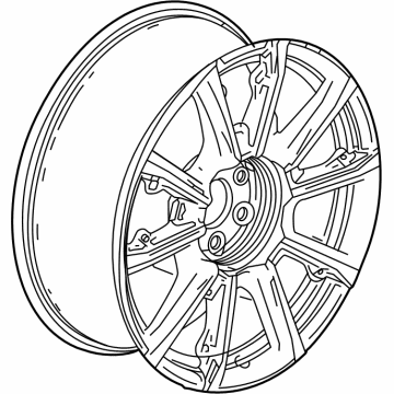 Chevy 84434287 Wheel, Alloy