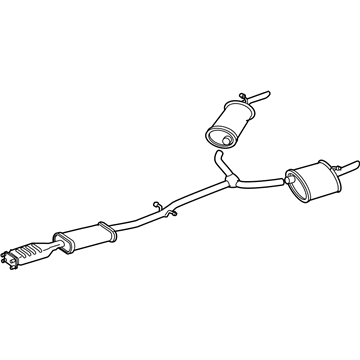 2000 Buick Park Avenue Muffler - 25700191