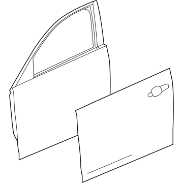 GM 84862361 Door Assembly, Front Si