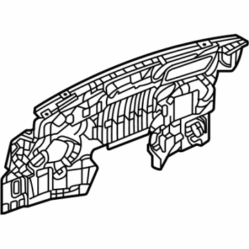 GM 84601936 Barrier, Da Pnl Intr Snd