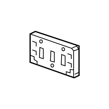 Chevy 42487081 License Bracket