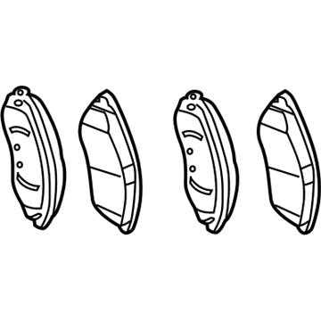 Pontiac 96475176 Brake Pads