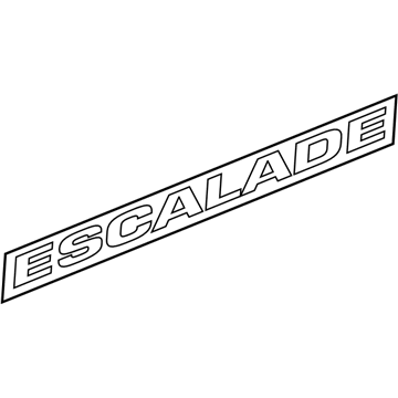 Cadillac 15162148 Nameplate