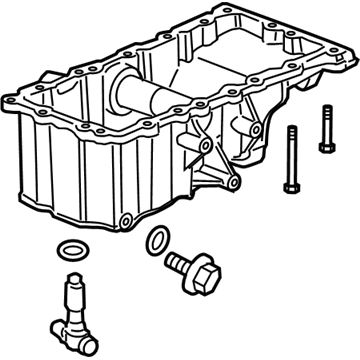 Cadillac STS Oil Pan - 12612260