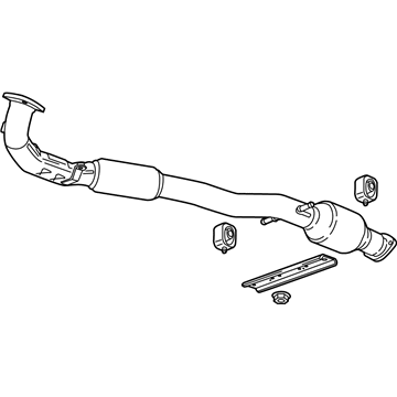 2014 Chevy Malibu Exhaust Pipe - 39062986