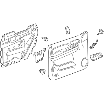 GMC 84127285 Door Trim Panel