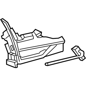 GM 84546024 Applique Assembly, I/P Tr Plt *Morello Carbn