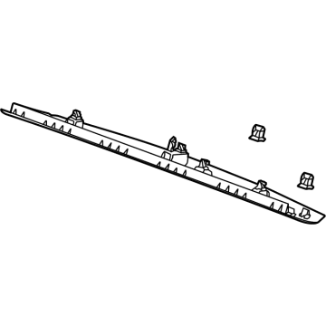 Cadillac 84701402 Upper Gate Trim