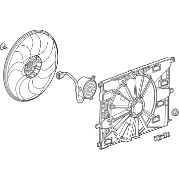 2022 Buick Encore GX A/C Condenser Fan - 60002452