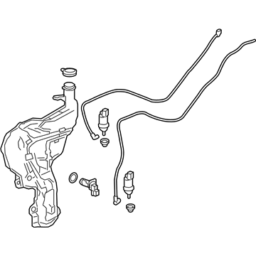 Chevy 84757867 Washer Reservoir