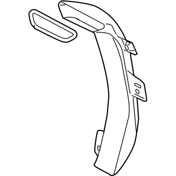 GM 15200121 Duct Assembly, Auxiliary A/C Air Outlet *Math Data