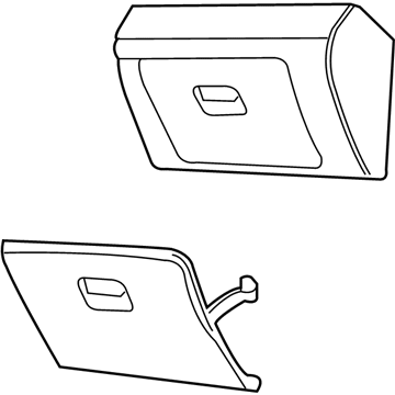 GM 19317854 Compartment Asm,Instrument Panel (W/ Door) <Use 1A2B 3249Z>