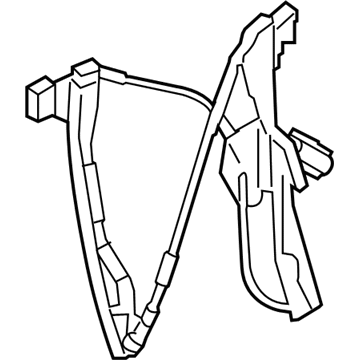 2008 Pontiac G6 Window Regulator - 25931990