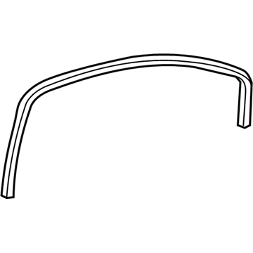 GM 20864019 Weatherstrip Assembly, Front Side Door Window Inner