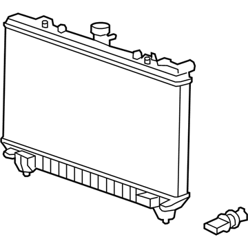 GM 23259837 Auxiliary Radiator Assembly