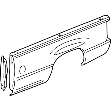 GM 88980308 Panel,Pick Up Box Outer Side (RH)