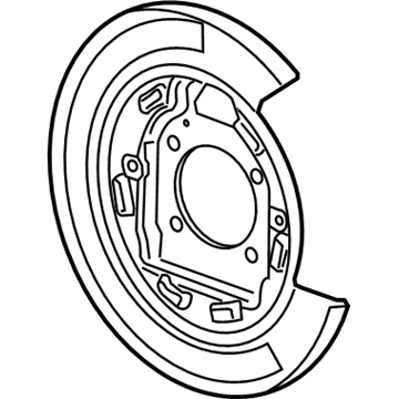 GM 95280765 Plate, Rear Parking Brake Anchor Backing